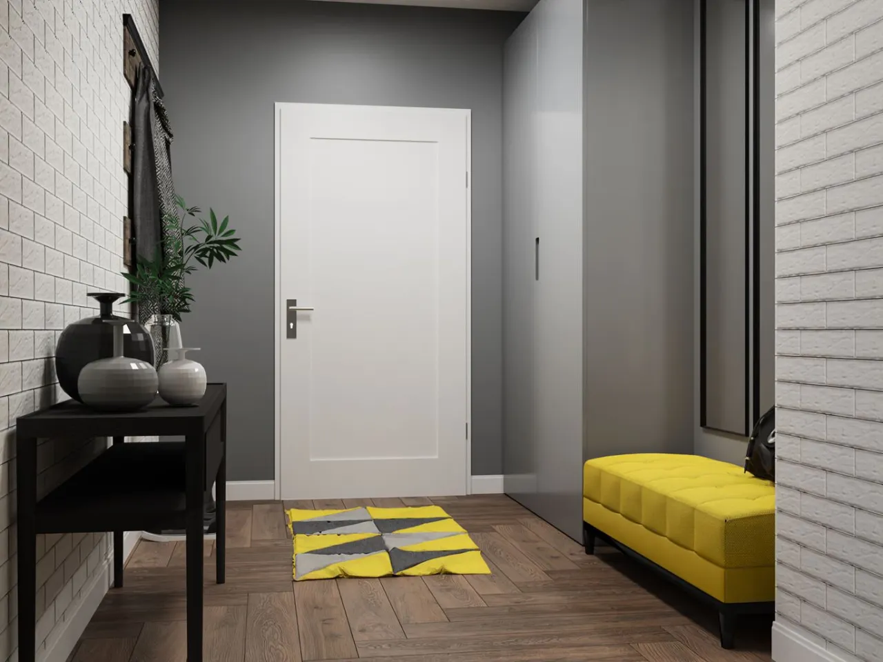 Przedpokój wizytówka domu znaczenie koloru aranżacje