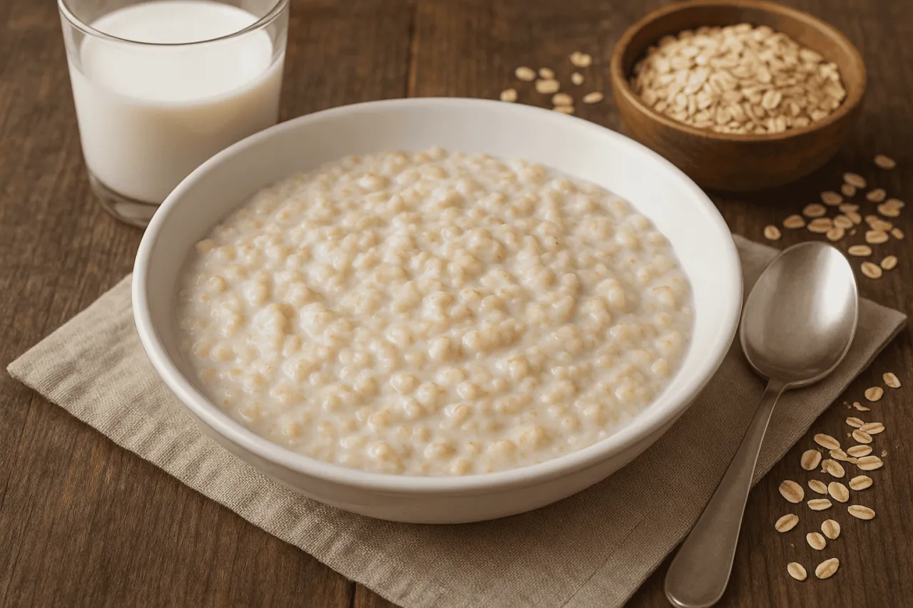 namaczanie płatków owsianych w mleku