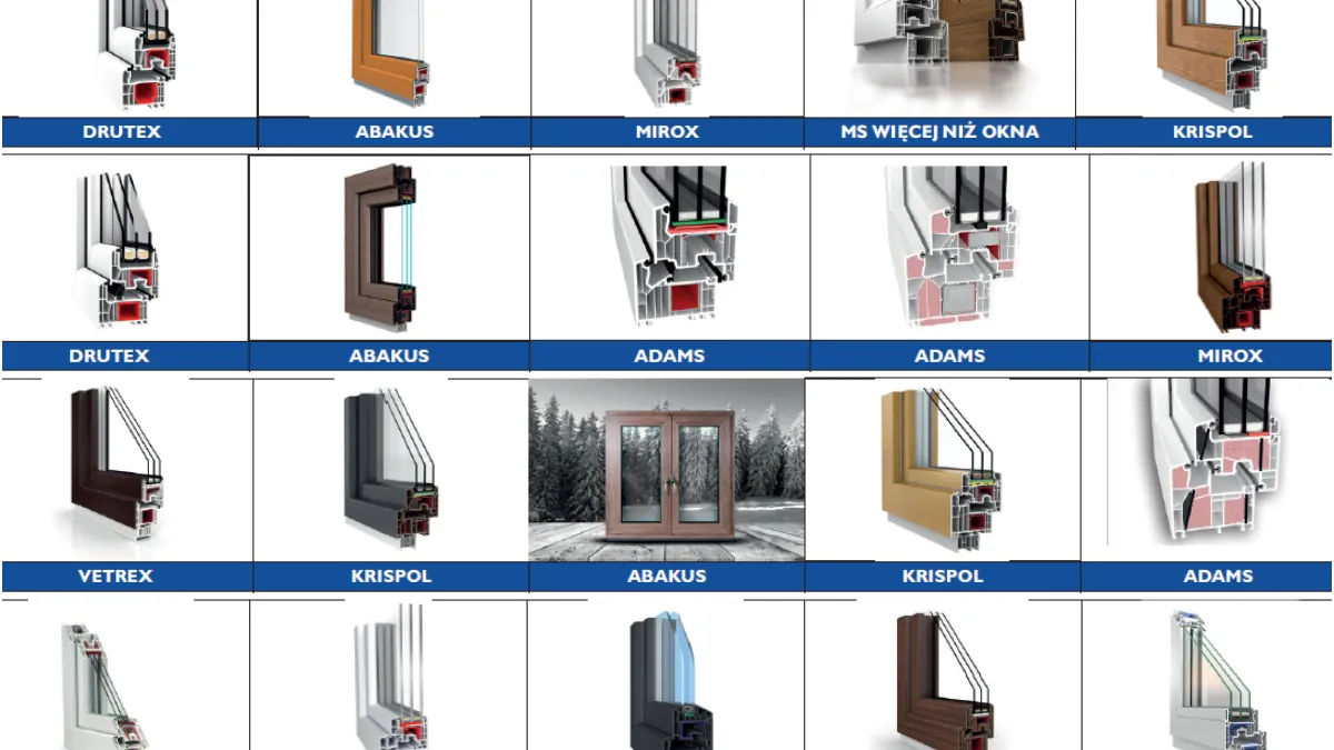 rodzaje okien pcv drewno aluminium por&oacute;wnanie