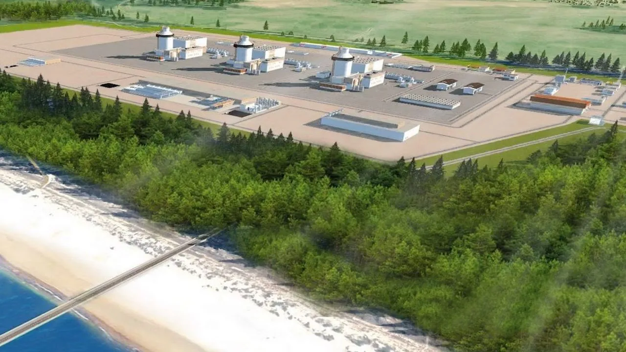 Elektrownia jądrowa Lubiatowo-Kopalino wizualizacja