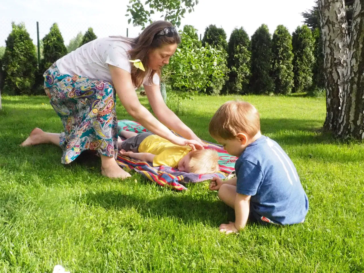 Masaż Dotyku Motyla dla rodziny