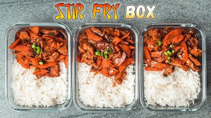 wieprzowina z ryżem różne warianty