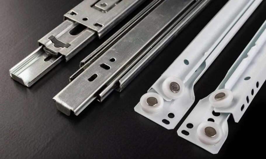 rodzaje prowadnic do szuflad