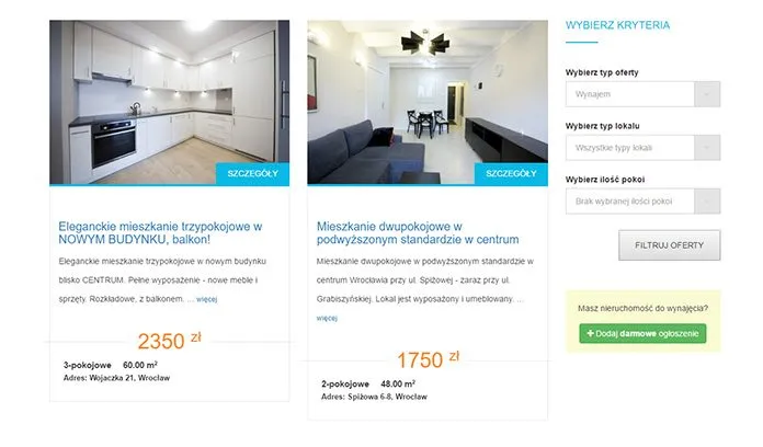 przykłady tytułów ogłoszeń wynajmu mieszkania