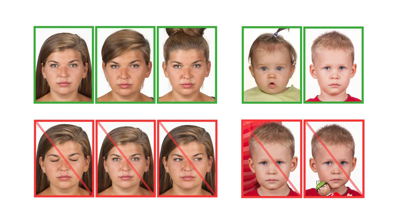 zdjęcie do paszportu dla dziecka przykłady