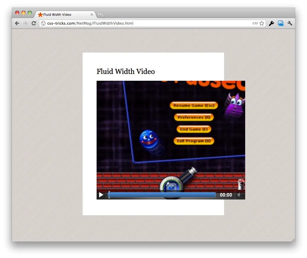 responsive html video css