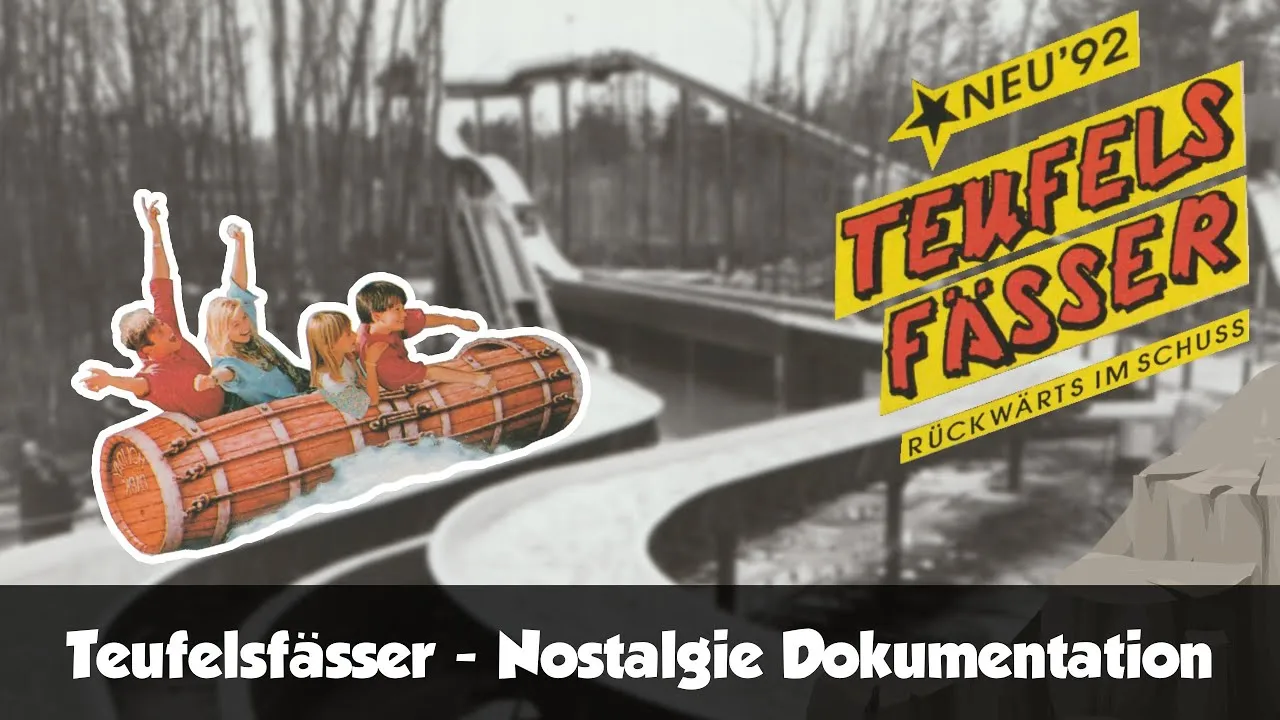 Holiday Park Teufelsfässer Wildwasserbahn historisch