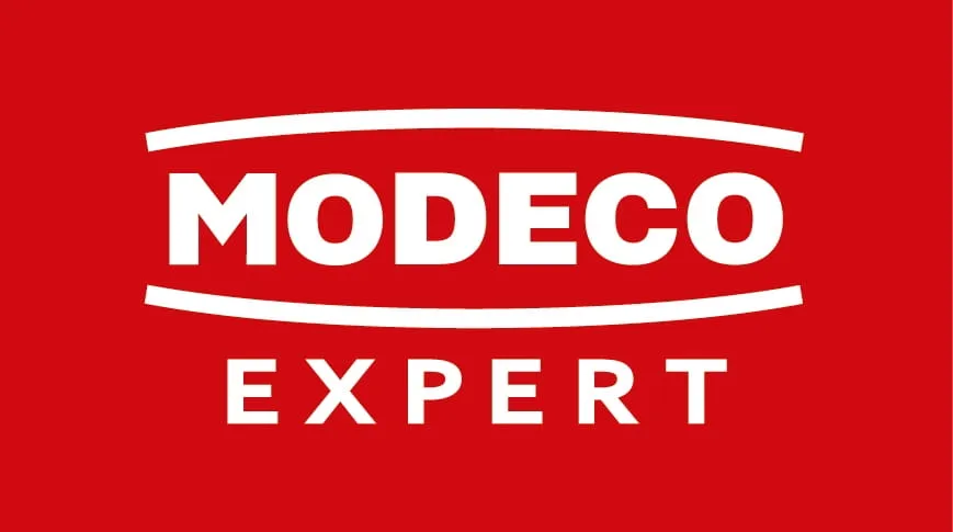 Logo firmy Modeco, narzędzia Modeco