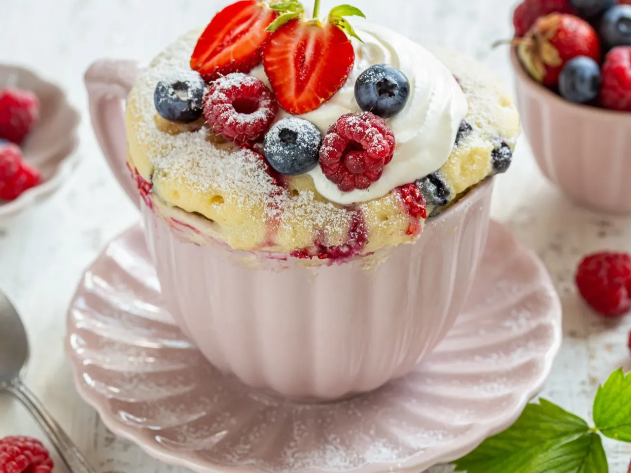 Zdrowe ciastko z kubka