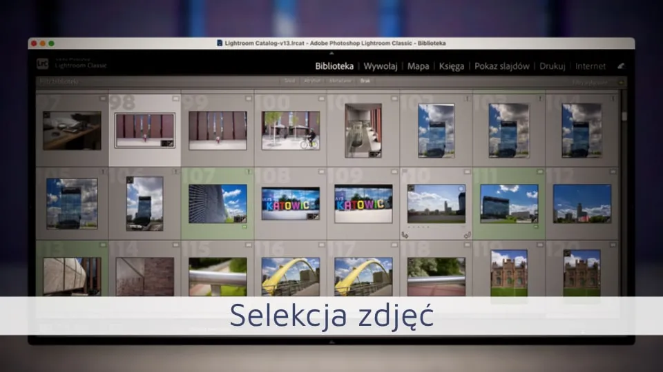 planowanie prezentacji zdjęć, selekcja zdjęć
