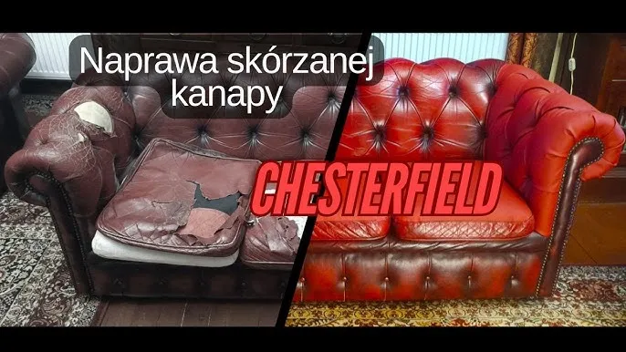 przed i po naprawie sk&oacute;rzanej kanapy