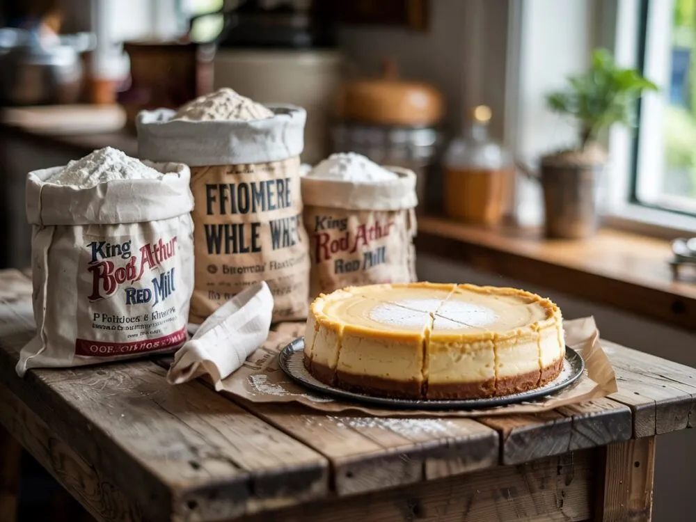 różne rodzaje mąki do pieczenia sernika