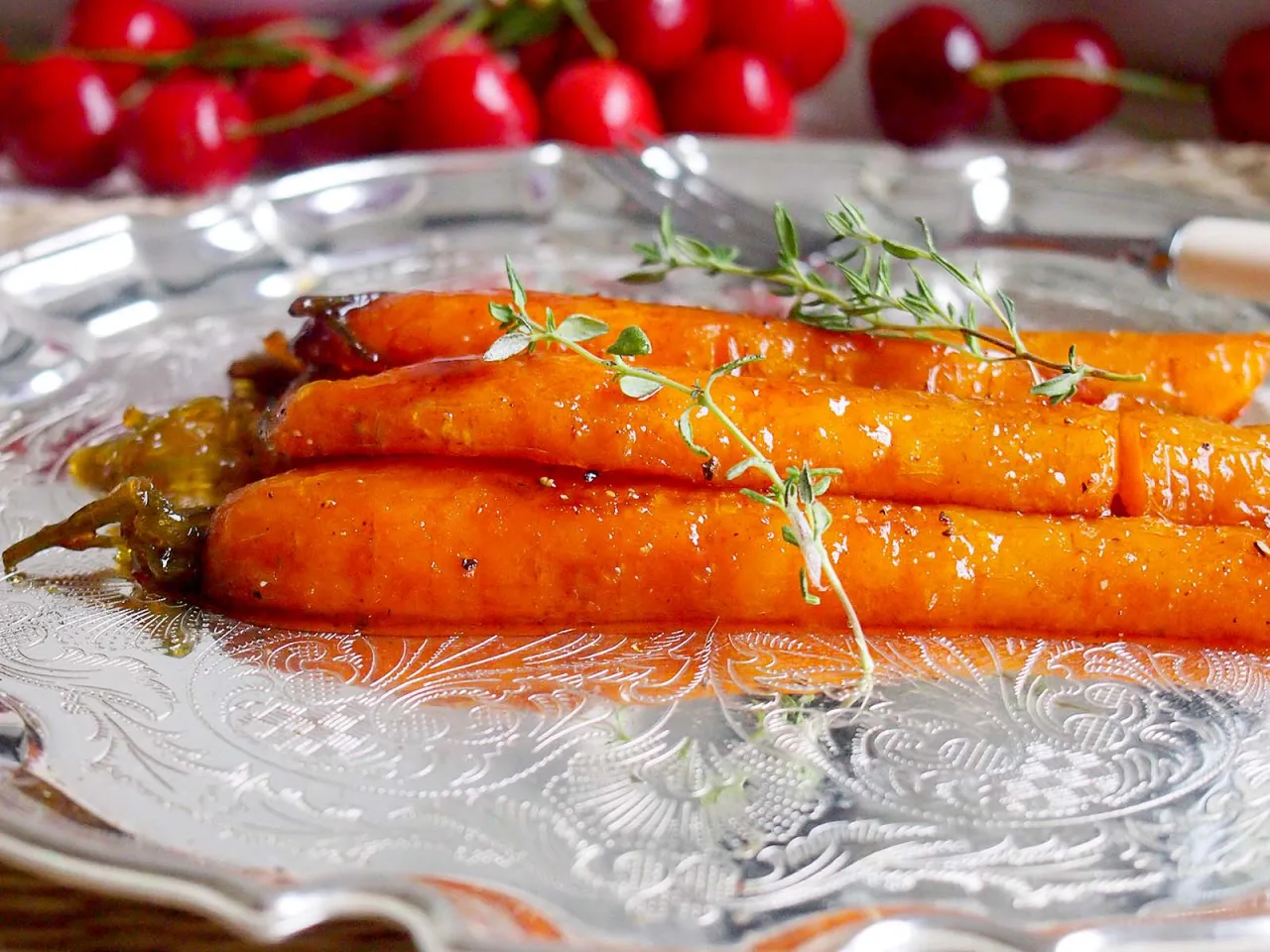 marchewka glazurowana w miodzie