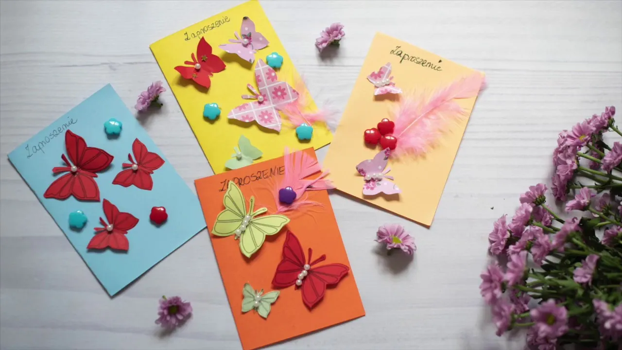 inspiracje zaproszenia urodzinowe dla dzieci DIY