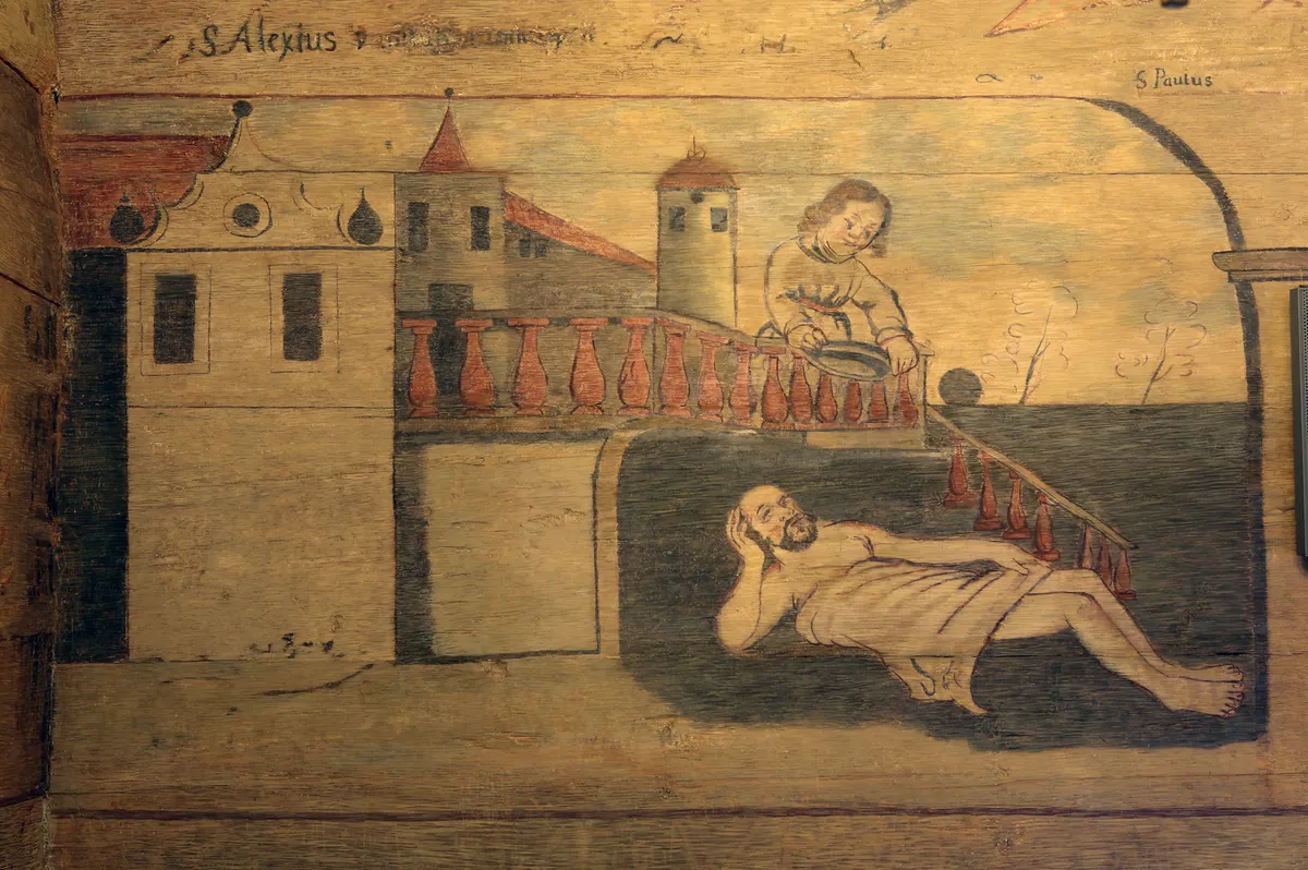 Święty Aleksy średniowieczna ilustracja