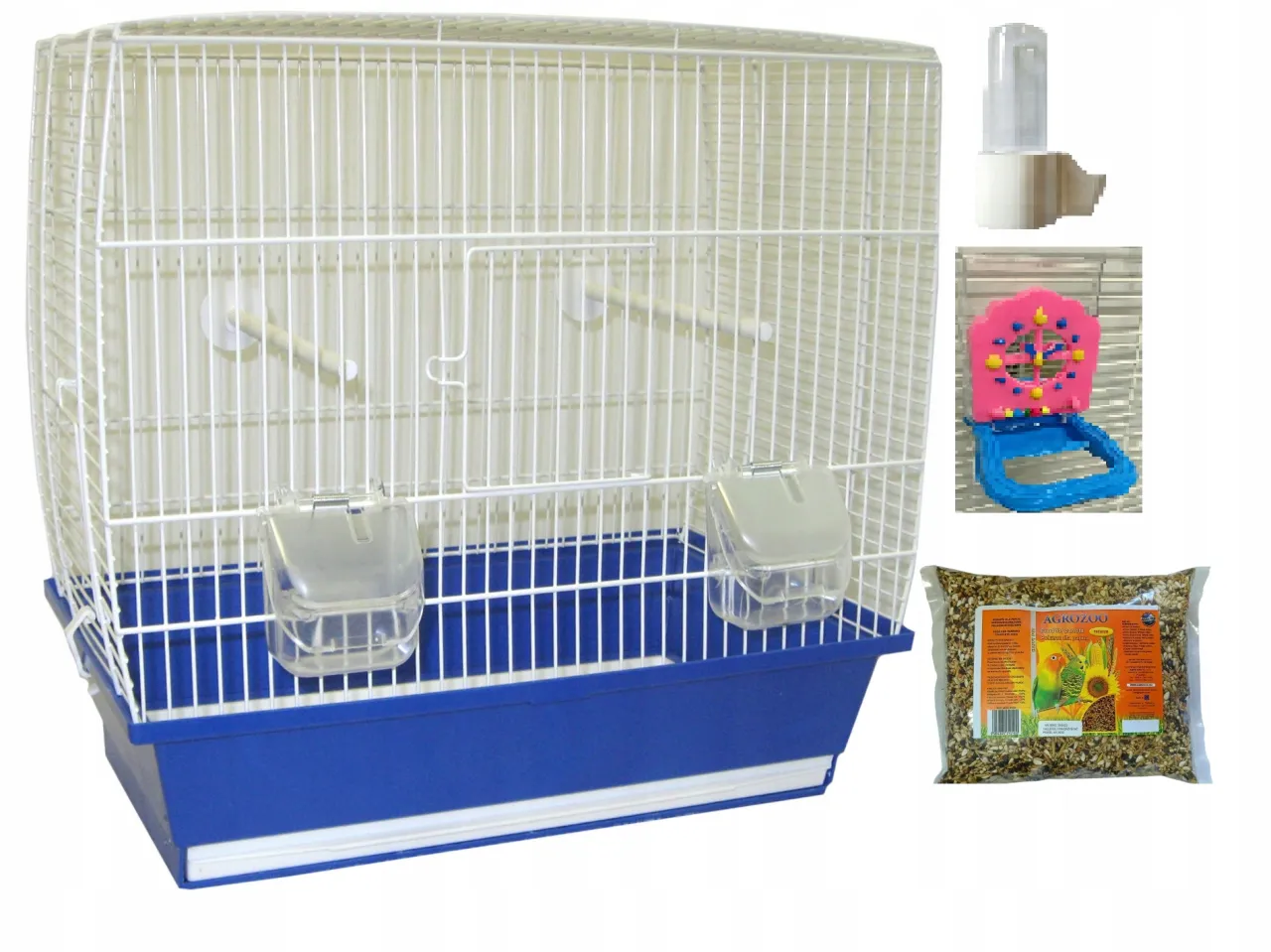 wyposażenie klatki dla nierozłączek naturalne żerdzie zabawki