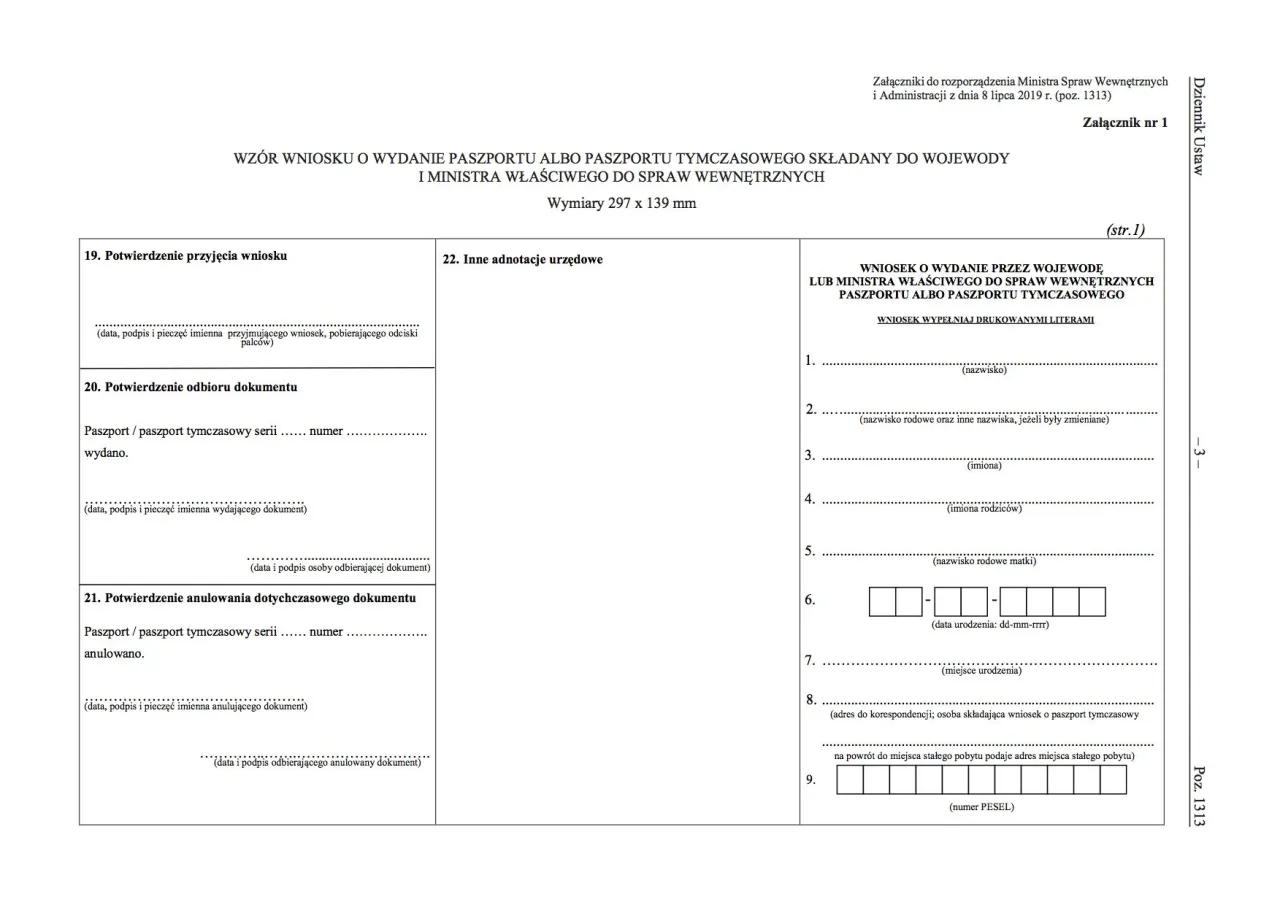 wniosek o paszport urząd