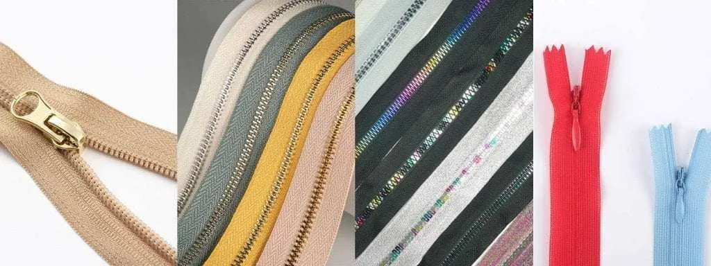 rodzaje zamków błyskawicznych w torebkach