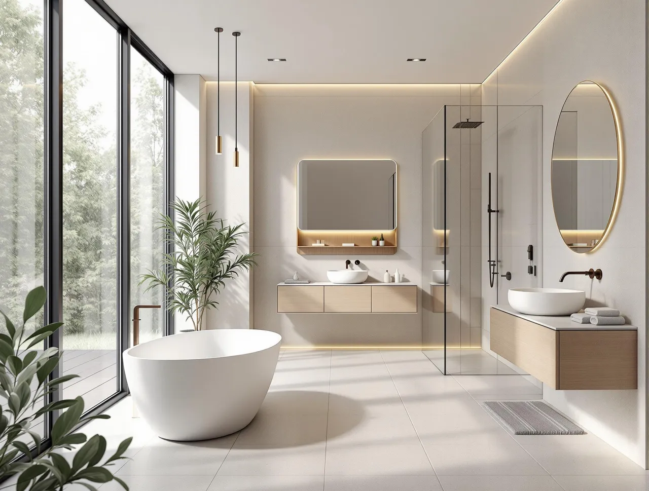 nowoczesna łazienka energooszczędna