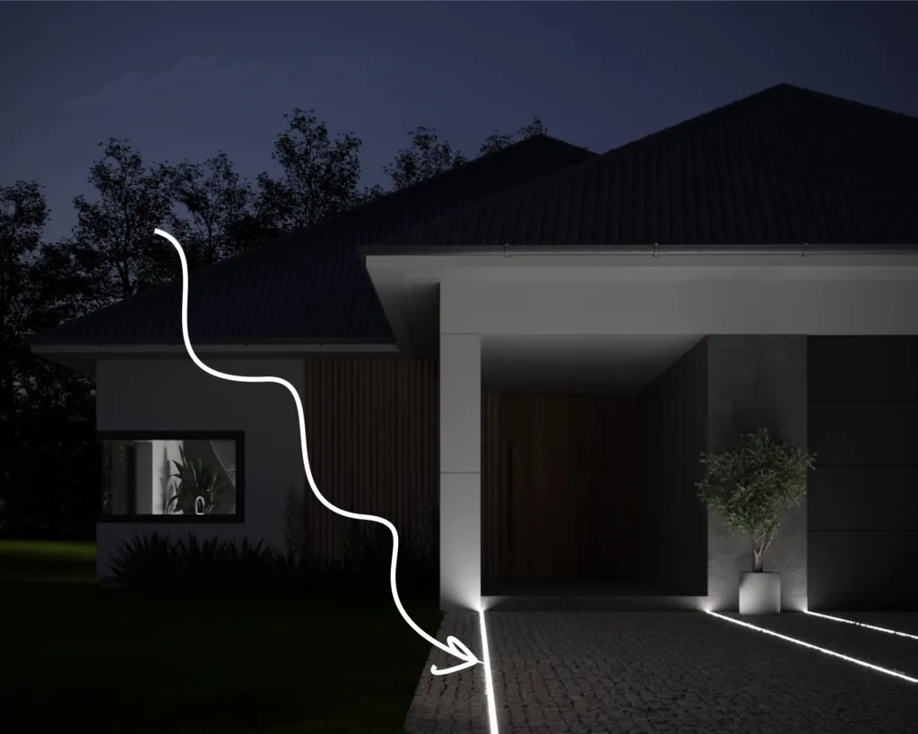 Zdjęcie Na jakiej wysokości lampy na elewacji - skuteczne oświetlenie domu
