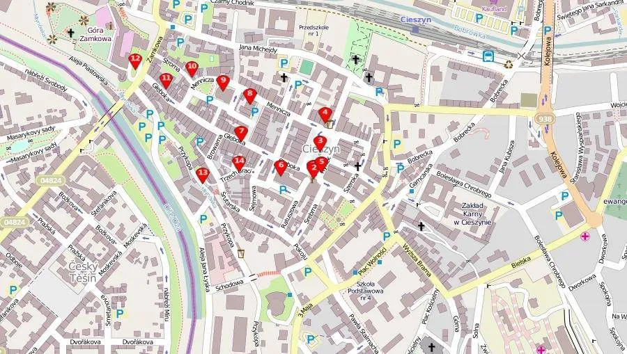 Zdjęcie Co mówi mapa o atrakcjach cieszyńskiego tramwaju?