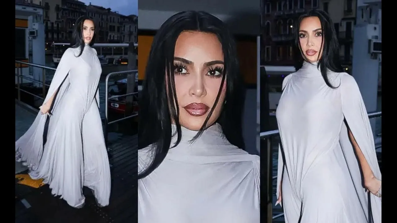 Zdjęcie Kim Kardashian na Hollywoodzkich Nagrodach Piękności: Zaskakujący Styl i Momentów