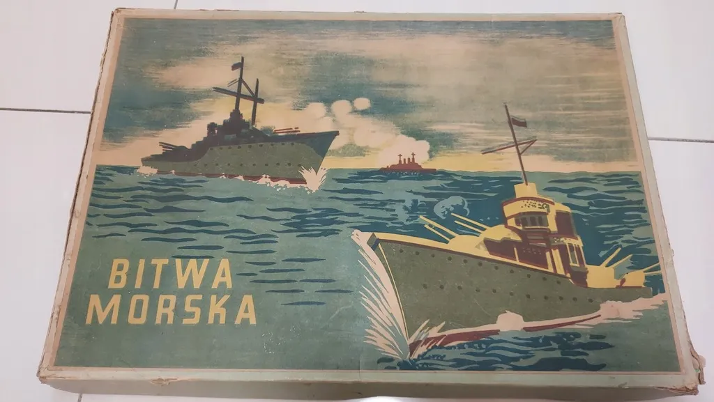 Zdjęcie Bitwa morska gra planszowa PRL - historia, zasady i kolekcjonowanie