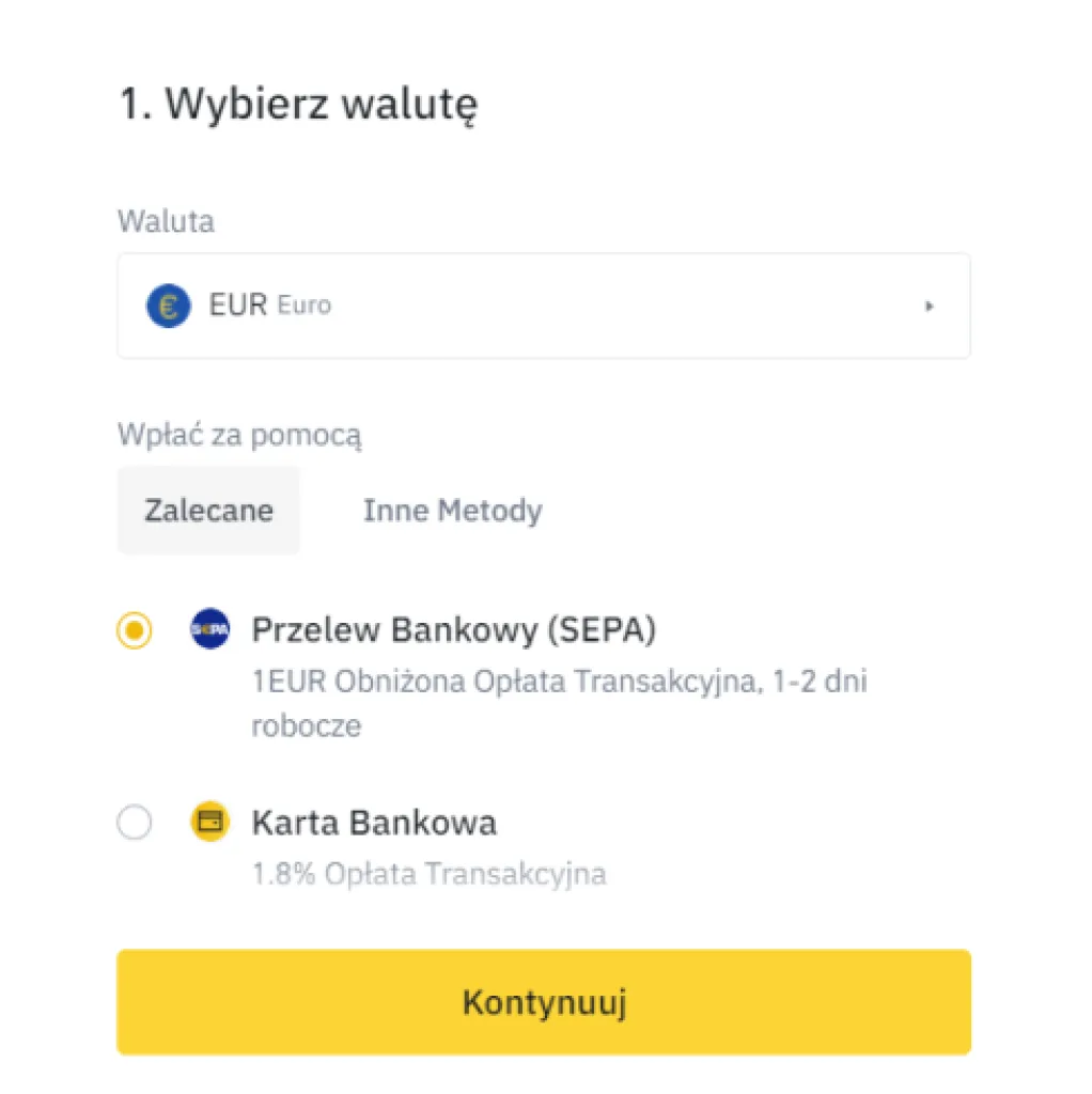 Zdjęcie Jak bezpiecznie i tanio wpłacić pieniądze na Binance? Sprawdzone sposoby