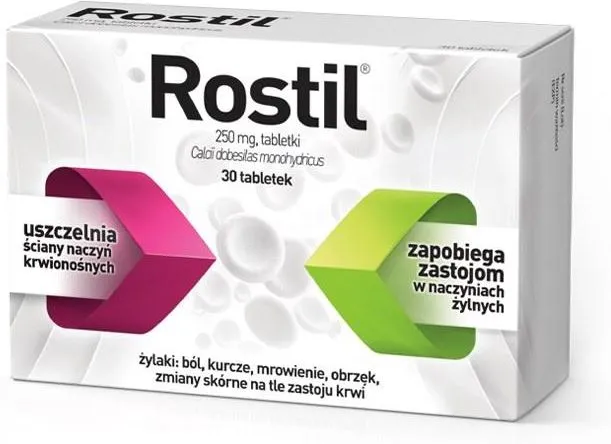 Zdjęcie Ile kosztuje lek Rostil na żylaki? Ceny, dawkowanie i skutki uboczne.