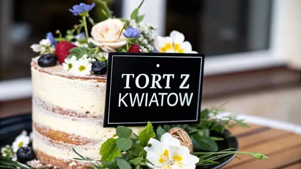 Zdjęcie Jakie żywe kwiaty na tort - bezpieczne i piękne dekoracje do ciast