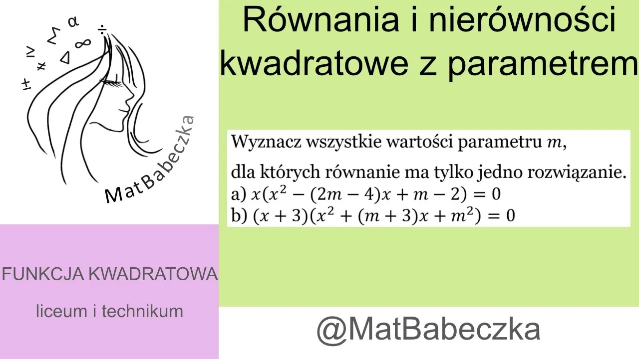 Zdjęcie Kiedy równanie ma jedno rozwiązanie? Odkryj kluczowe warunki