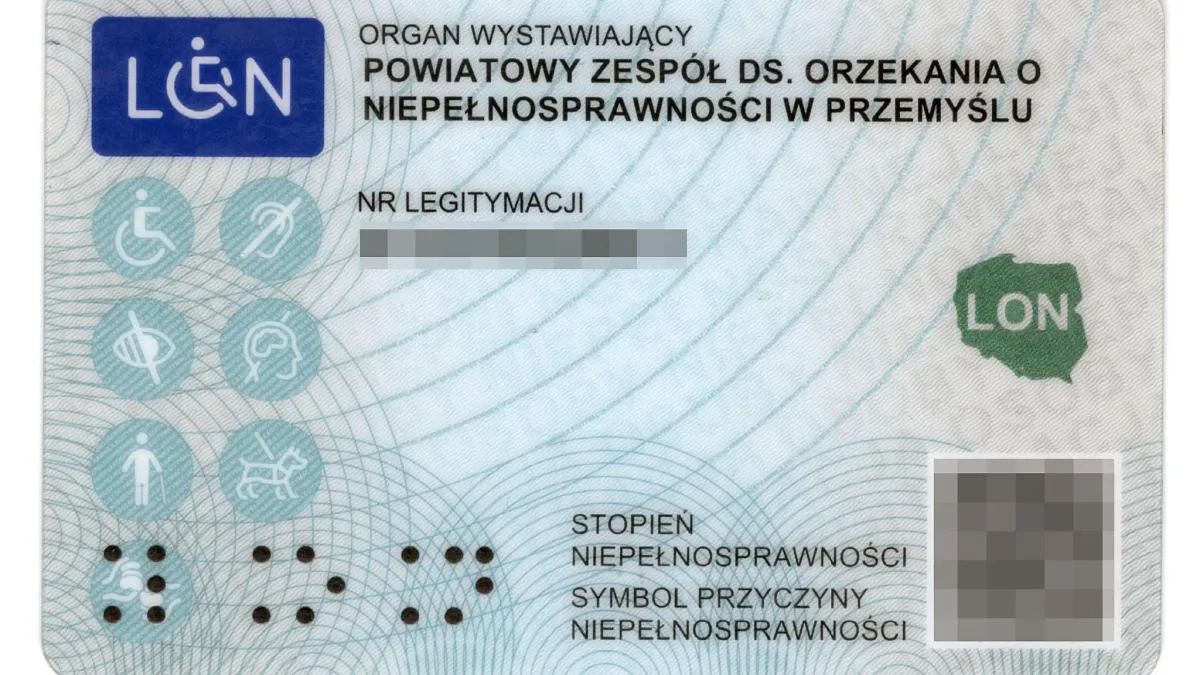 Zdjęcie Jak wygląda legitymacja osoby niepełnosprawnej? Kluczowe informacje i cechy