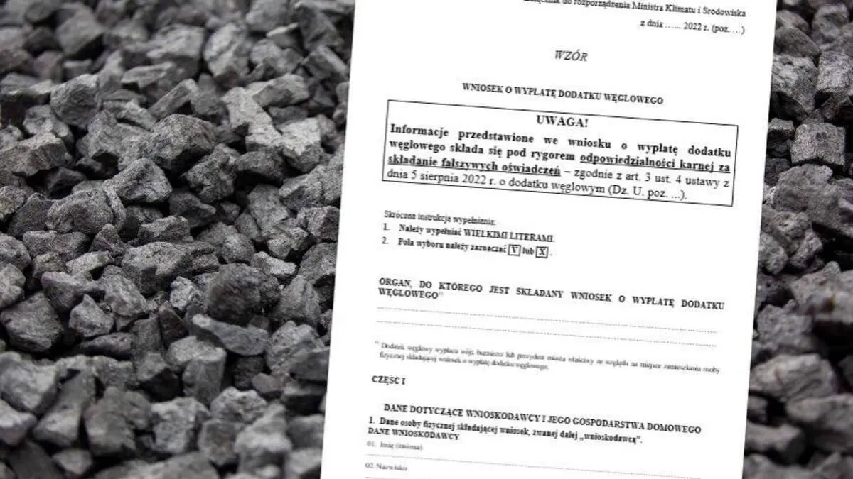 Zdjęcie Jak prawidłowo wypełnić wniosek o dodatek węglowy - Poradnik