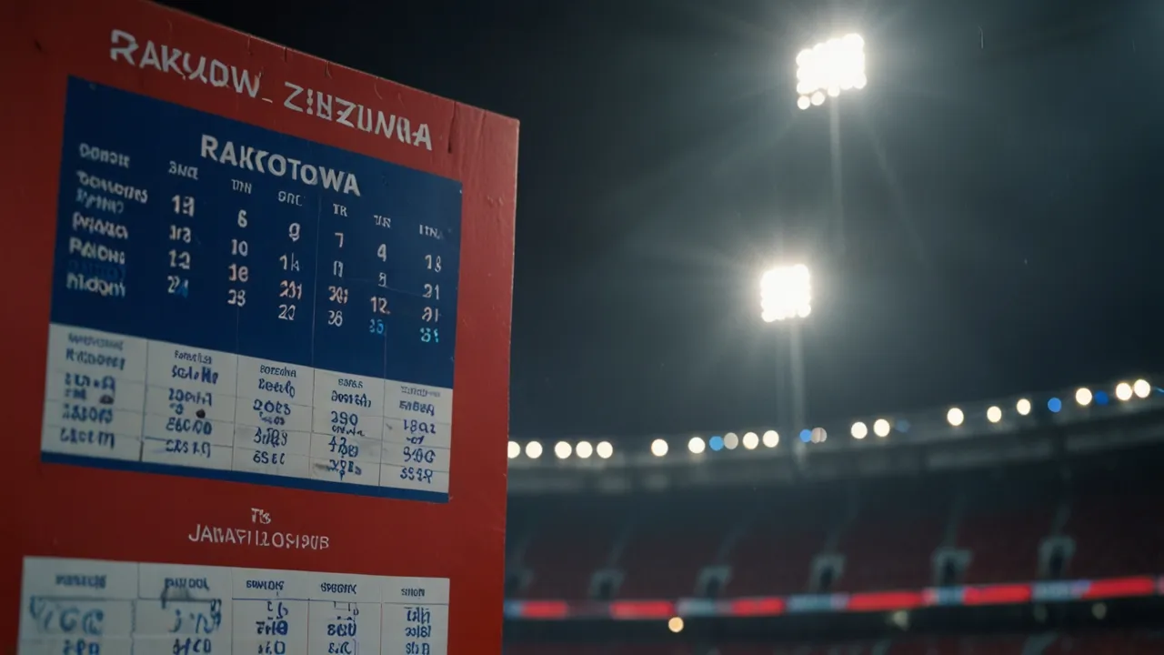 Zdjęcie Terminarz Rakowa Częstochowa: Kalendarz meczów i aktualności
