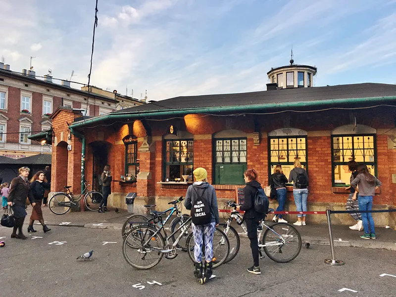 Plac Nowy Kazimierz Krak&oacute;w street food