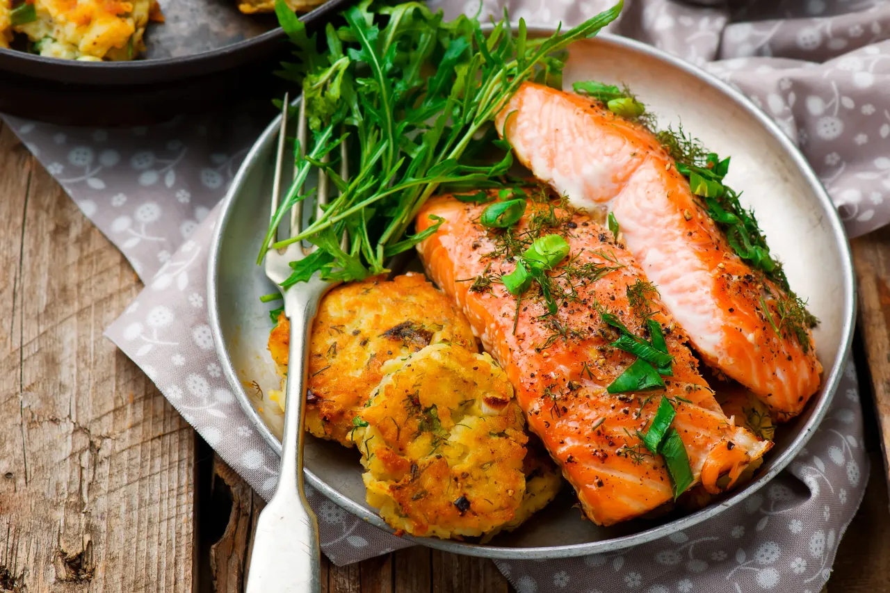 Grubość filetu ryby na patelni