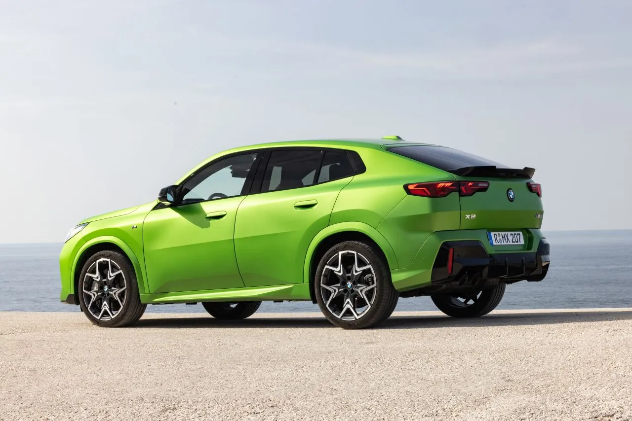 Tabela wymiarów BMW X2 U10