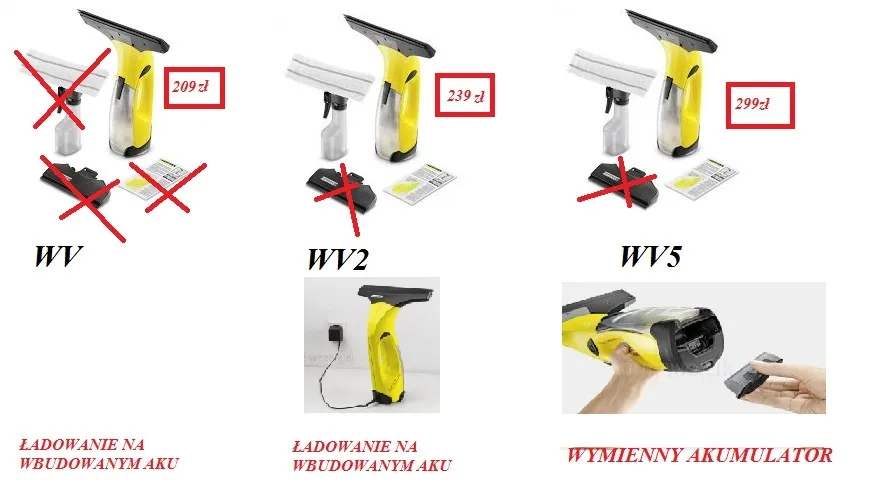 myjka do okien k&auml;rcher vs ściągaczka
