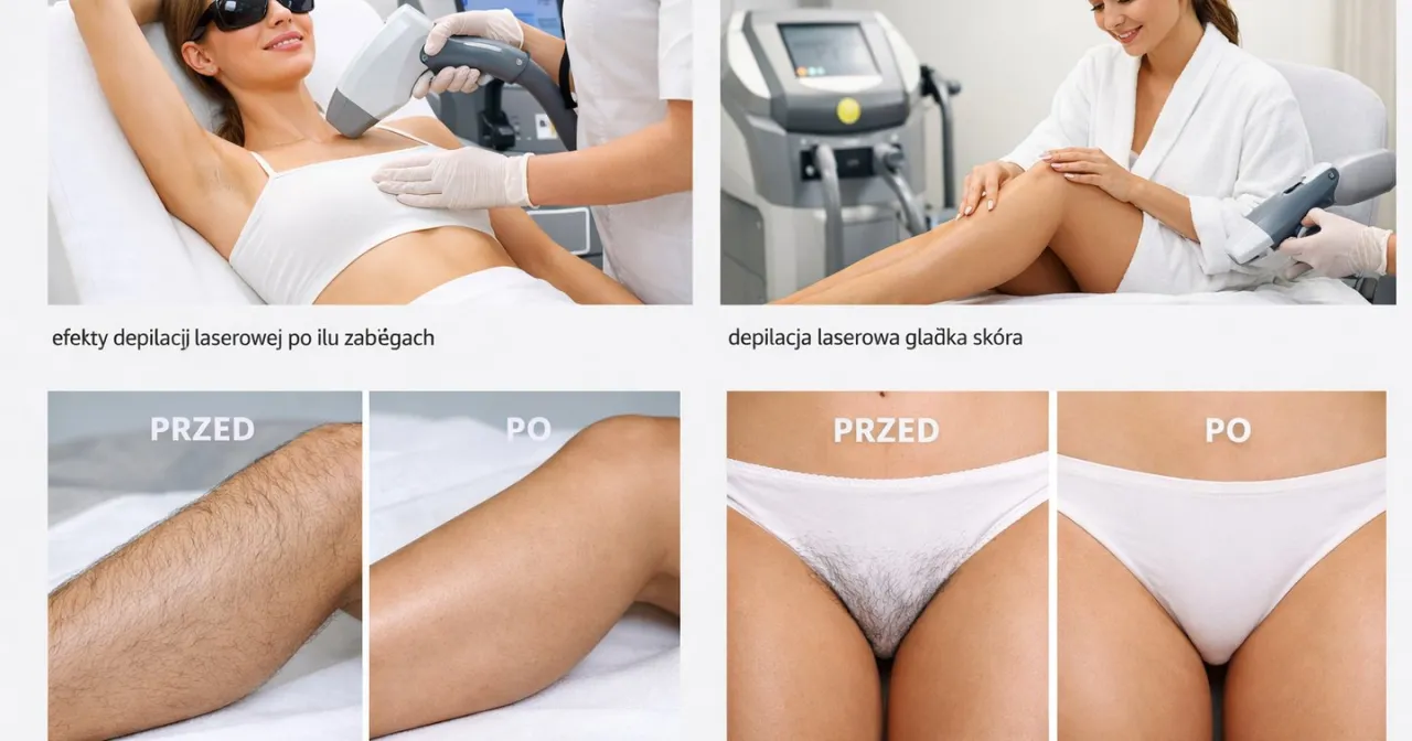 Depilacja laserowa efekty po serii zabiegów