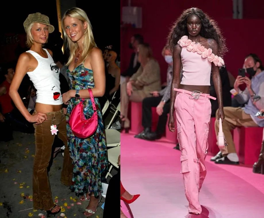 inspiracje modowe lata 70 80 90 Y2K