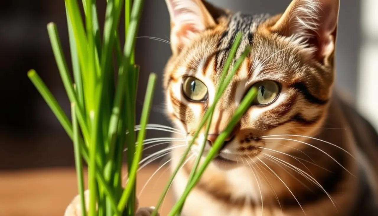 Zdjęcie Czy koty mogą jeść szczypiorek? Uwaga, to może być groźne!