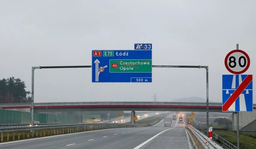 Autostrada A1 Częstochowa odciążenie ruchu