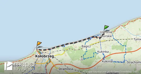 Zdjęcie Ustronie Morskie Kołobrzeg ile km? Sprawdź, jak szybko dojedziesz!