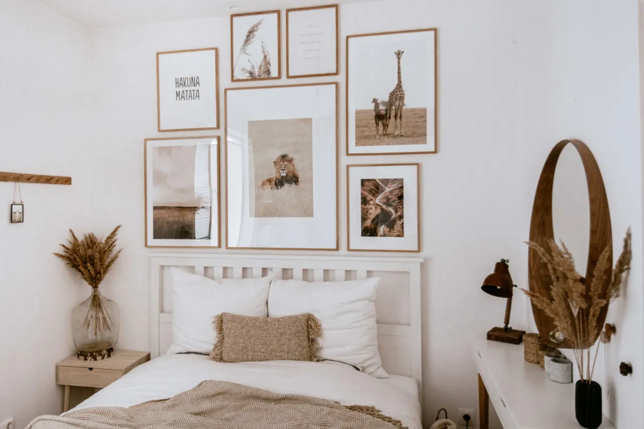 inspiracje obrazy plakaty sypialnia