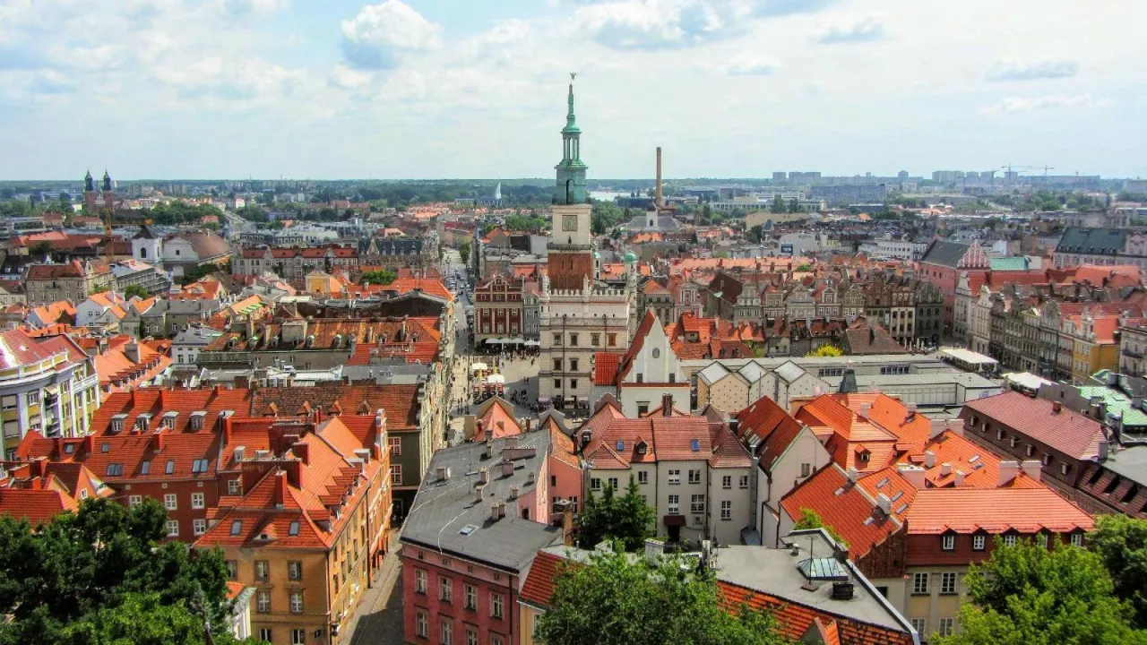 Poznań panorama miasta