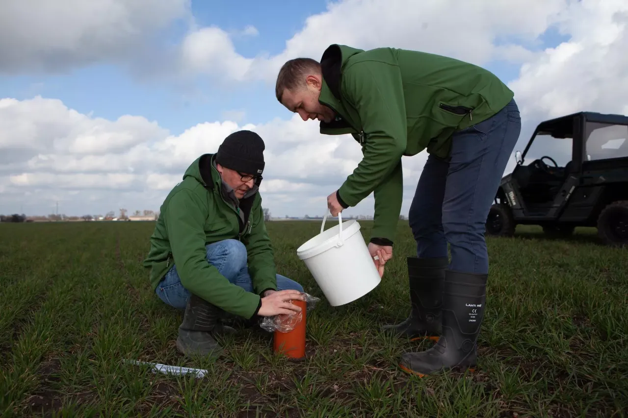dzieci por&oacute;wnujące przepuszczalność gleby