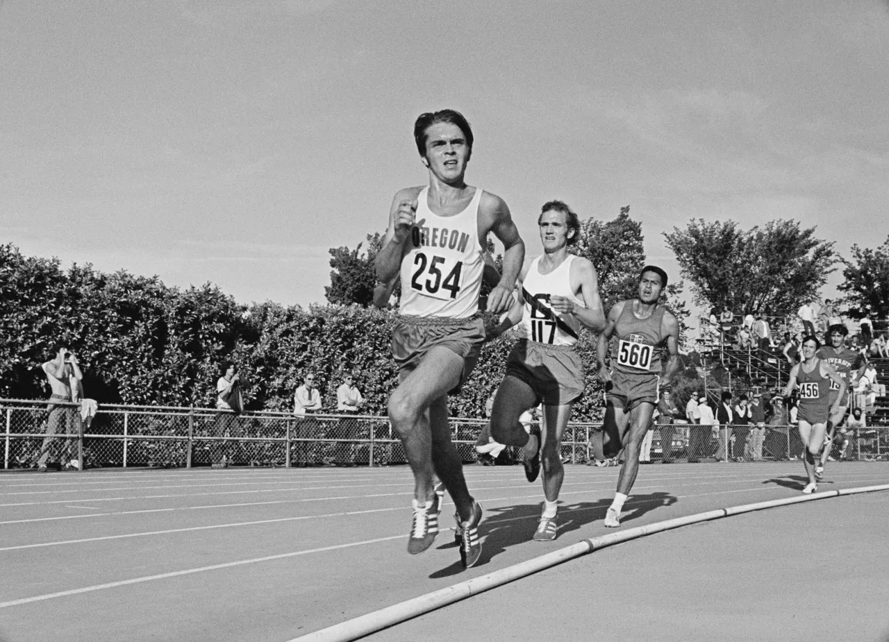 biegacz pokonujący wewnętrzny opór