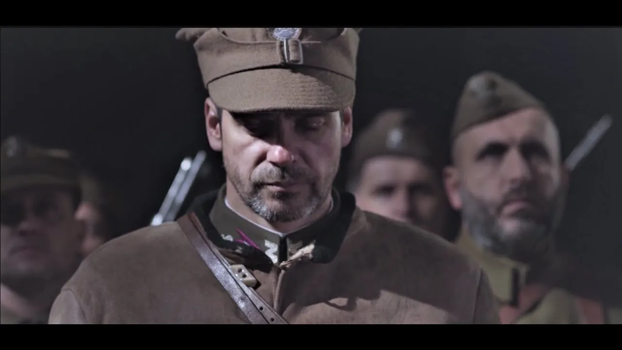 film Hubal sceny przemarszu oddziału