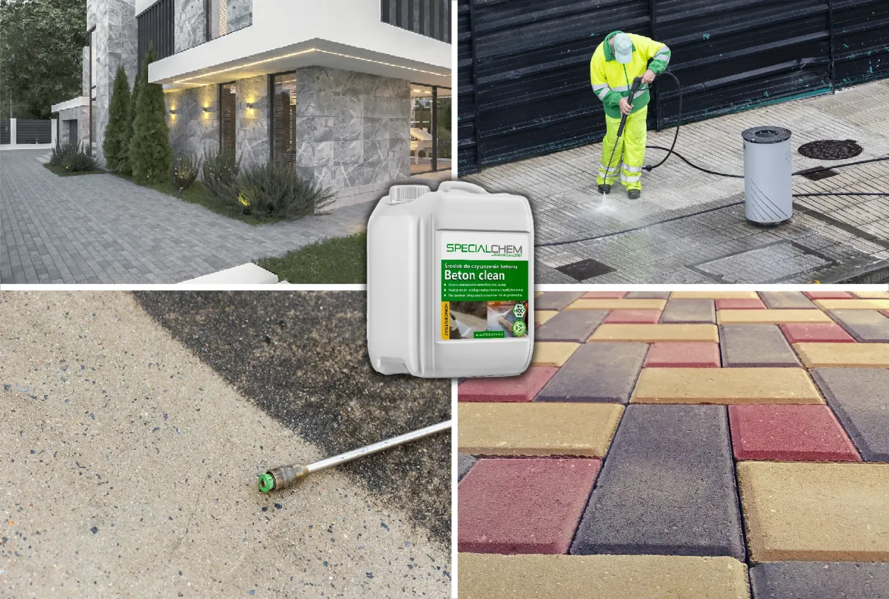 Profesjonalne środki do czyszczenia betonu