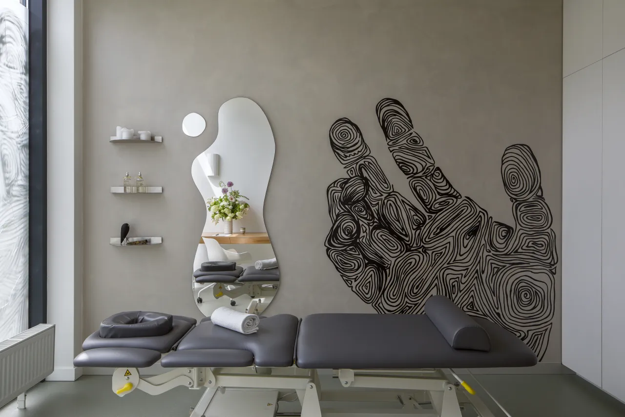 gabinet fizjoterapii wnętrze